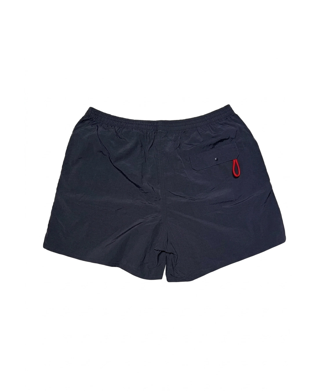 WORKER NYLON SHORTS-BLACK×WHITE