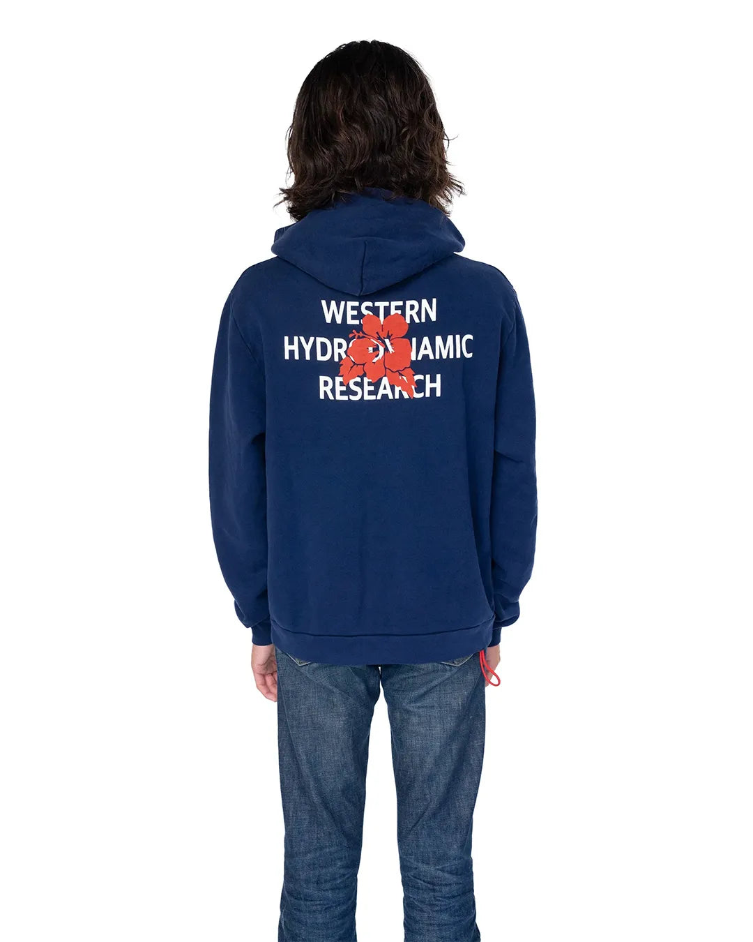 HIBISCUS HOODIE - NAVY