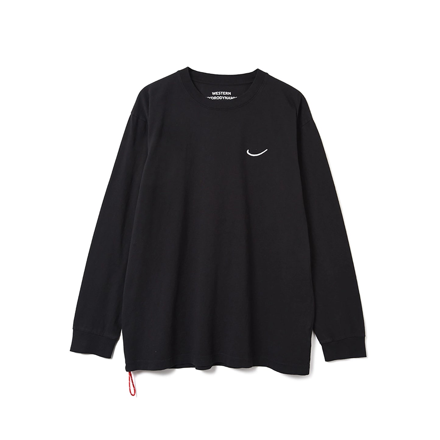 Bone Embroidery L/S - BLK