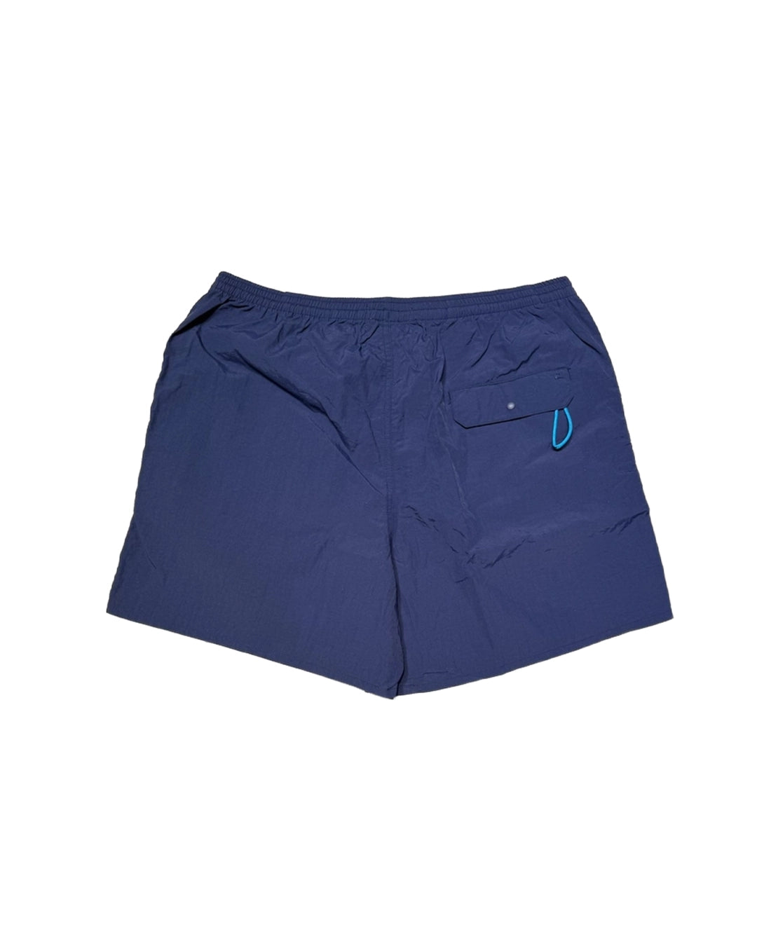 WORKER NYLON SHORTS-NAVY×WHITE