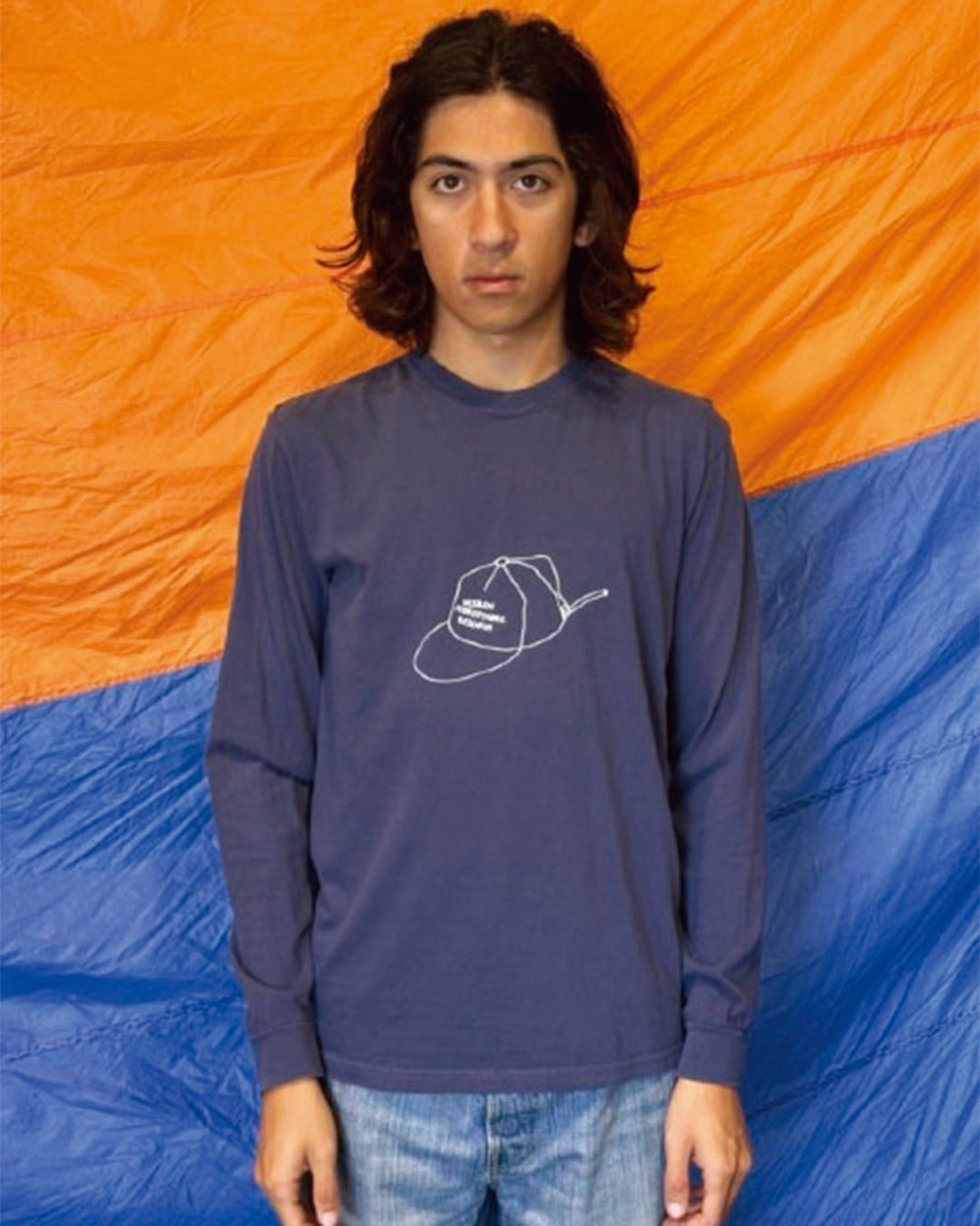 PROMO LS TEE - NAVY