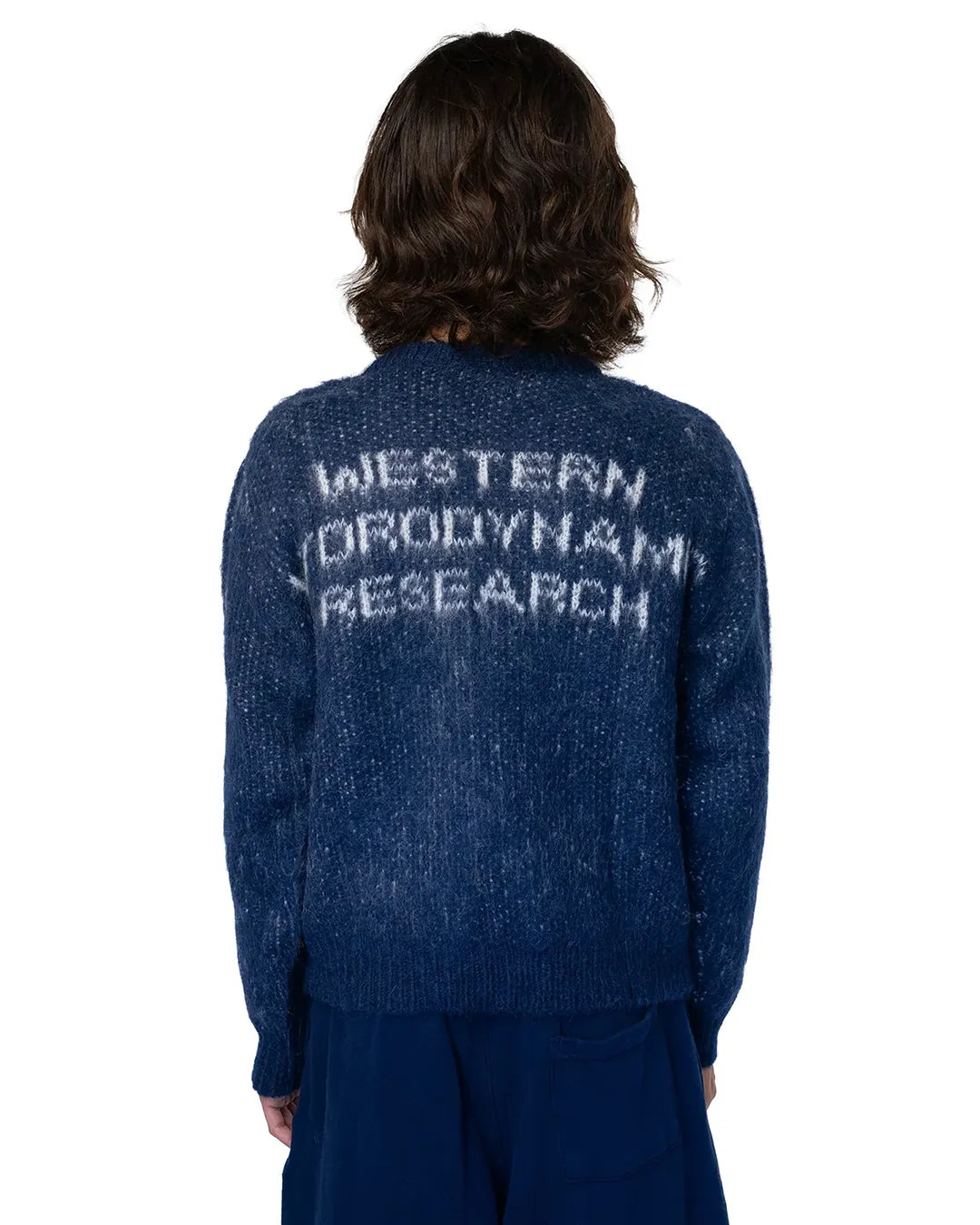 ALPACA SWEATER- NAVY