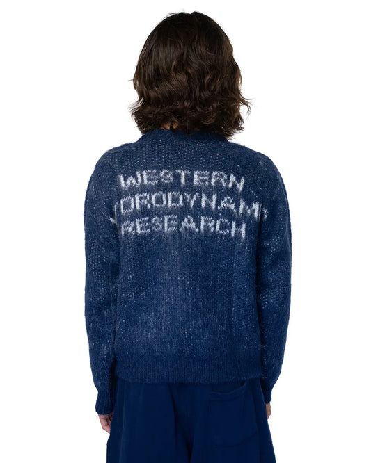 ALPACA SWEATER- NAVY