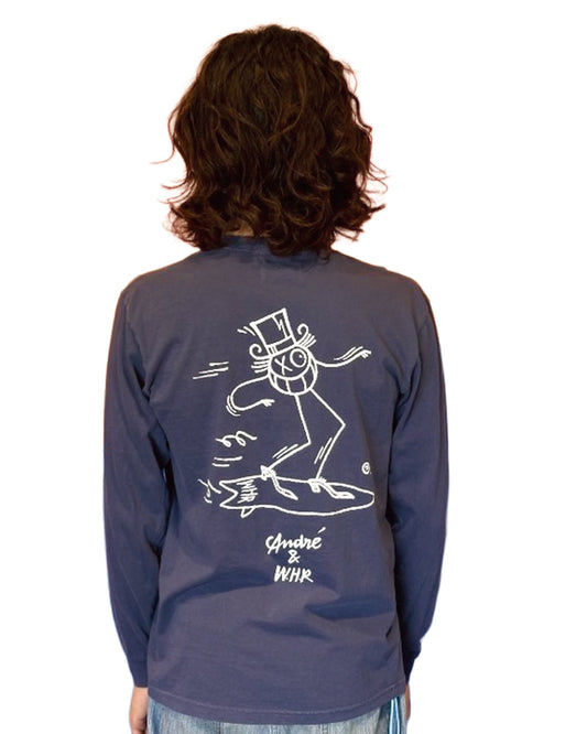 ANDRE LS TEE - NAVY