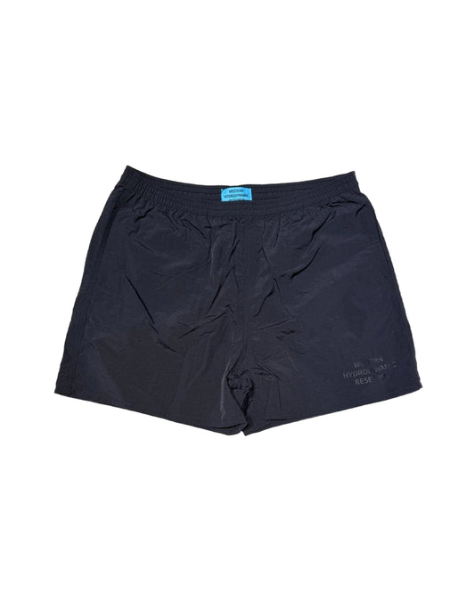 WORKER NYLON SHORTS-BLACK×BLACK