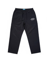 WORKER NYLON PANTS-BLACK×WHITE