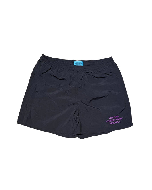 WORKER NYLON SHORTS-BLACK×PURPLE