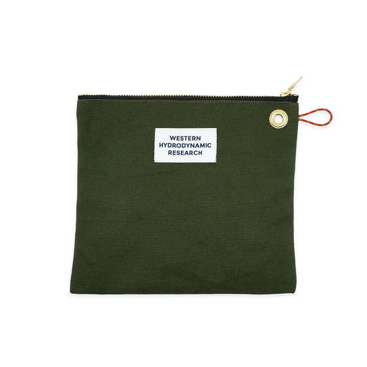 CANVAS ZIP POUCH -DRAB