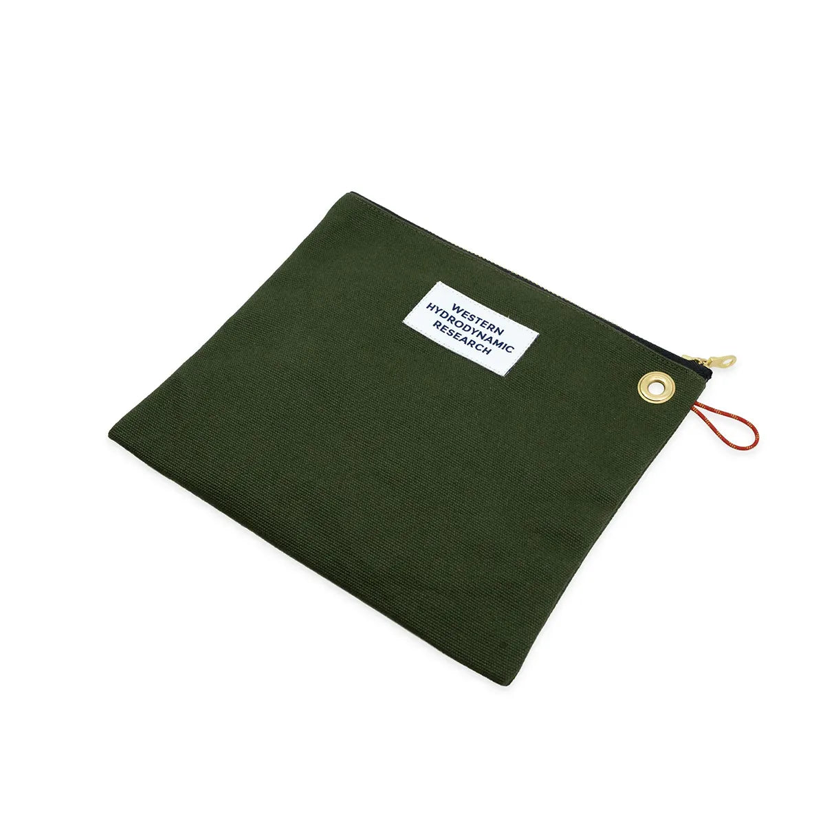 CANVAS ZIP POUCH -DRAB