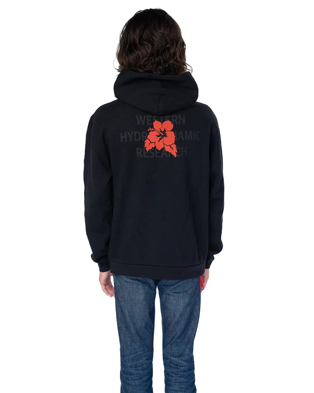HIBISCUS HOODIE - BLACK