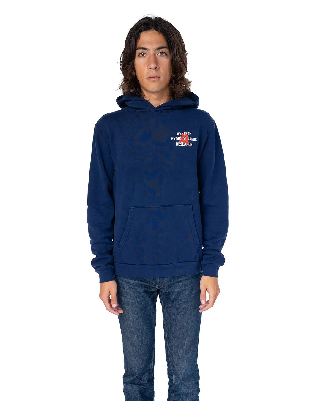 HIBISCUS HOODIE - NAVY