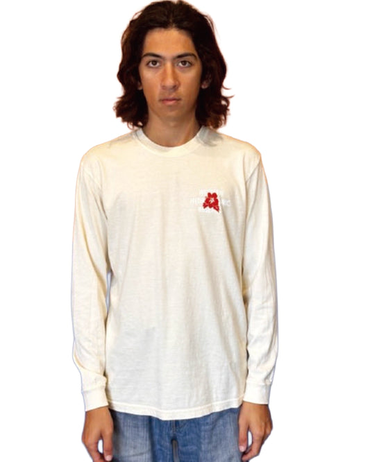 HIBISCUS LS TEE - IVORY