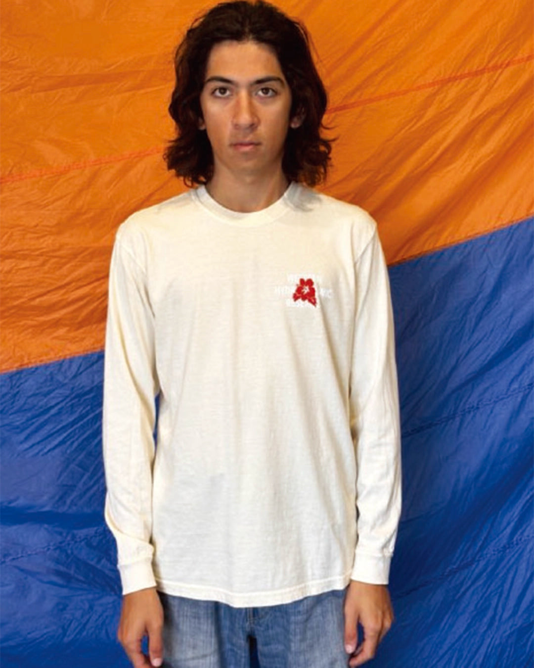 HIBISCUS LS TEE - IVORY