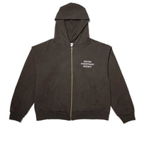 ZIP HOODIE - BLK