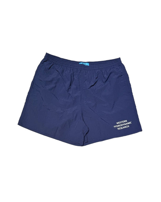 WORKER NYLON SHORTS-NAVY×WHITE