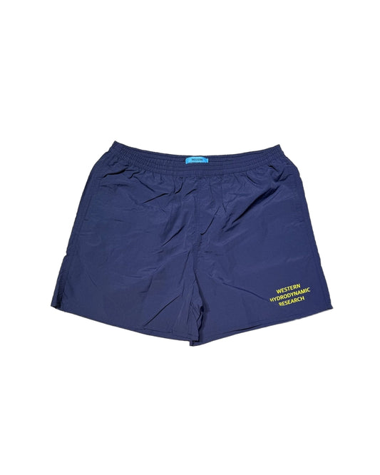 WORKER NYLON SHORTS-NAVY×YELLOW