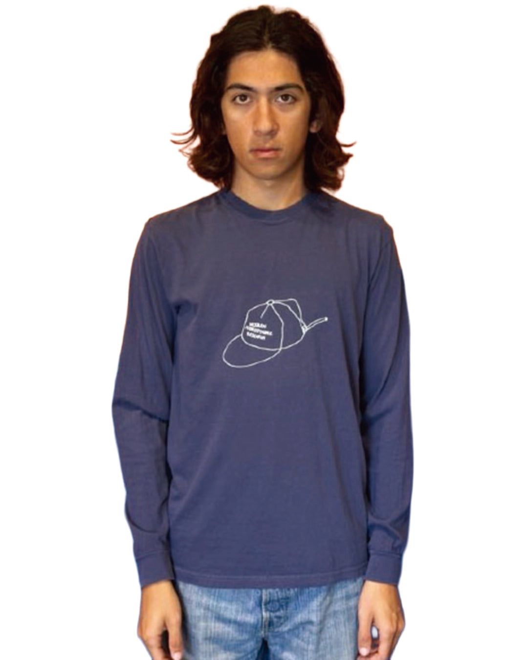 PROMO LS TEE - NAVY
