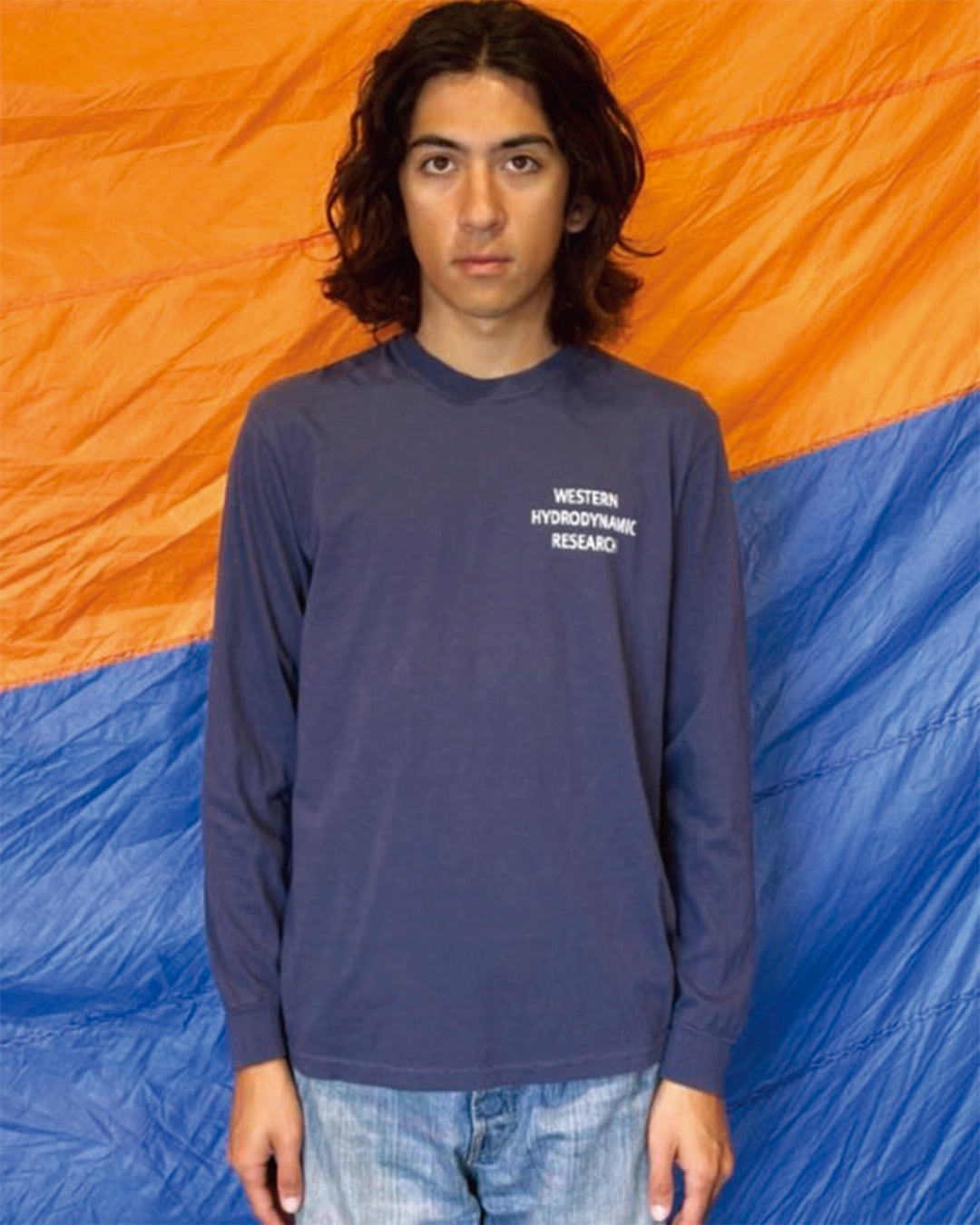 WORKER LS TEE US - NAVY