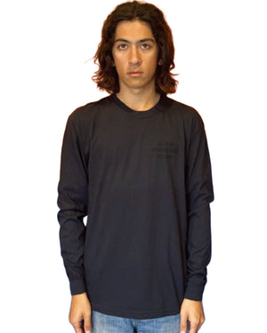 WORKER LS TEE US - BLACK