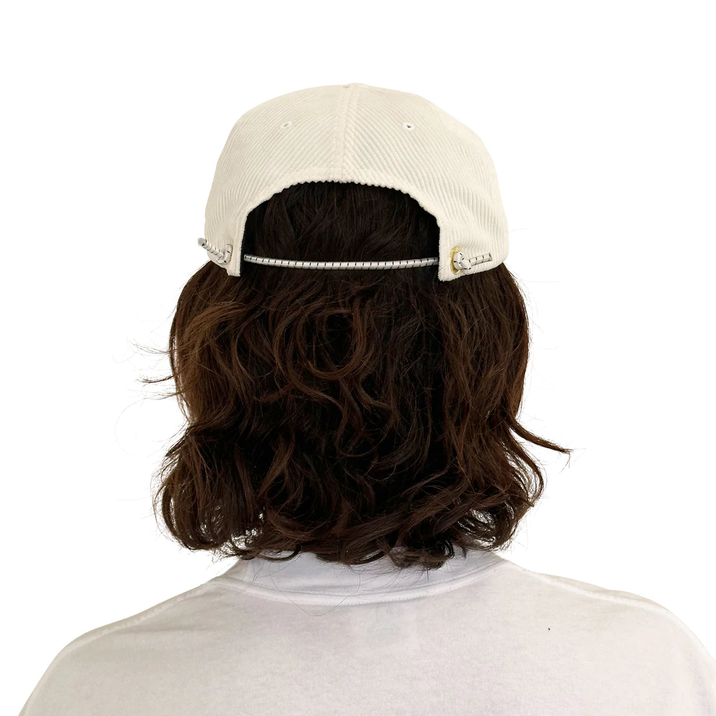 WHALE CORD HAT - WHT/NAV