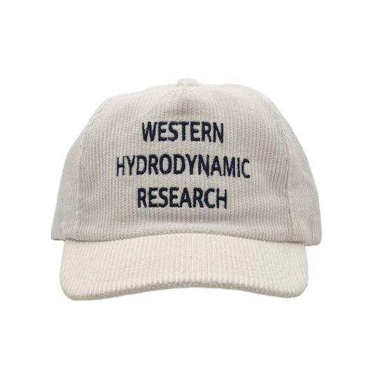 WHALE CORD HAT - WHT/NAV