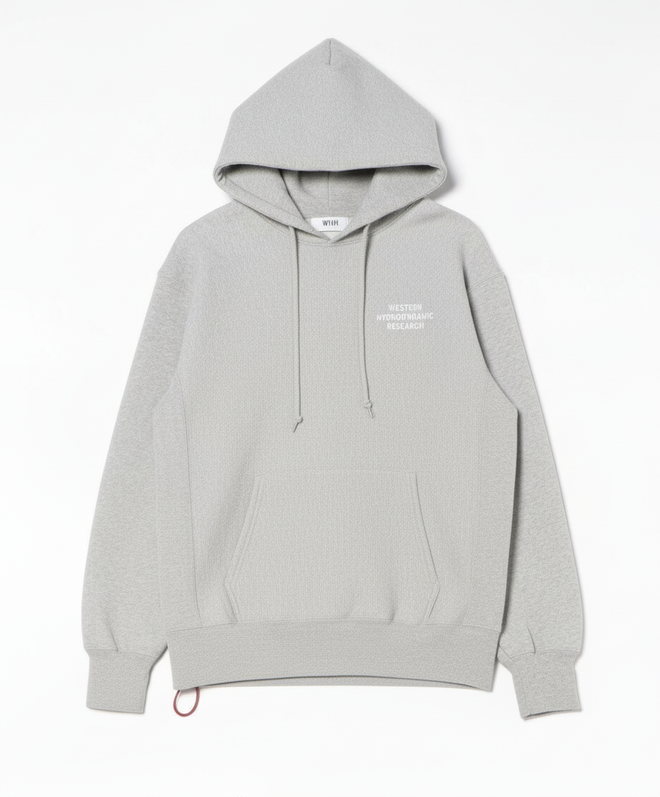 【JAPAN LIMITED】WORKER HOODIE GRAY/WHT
